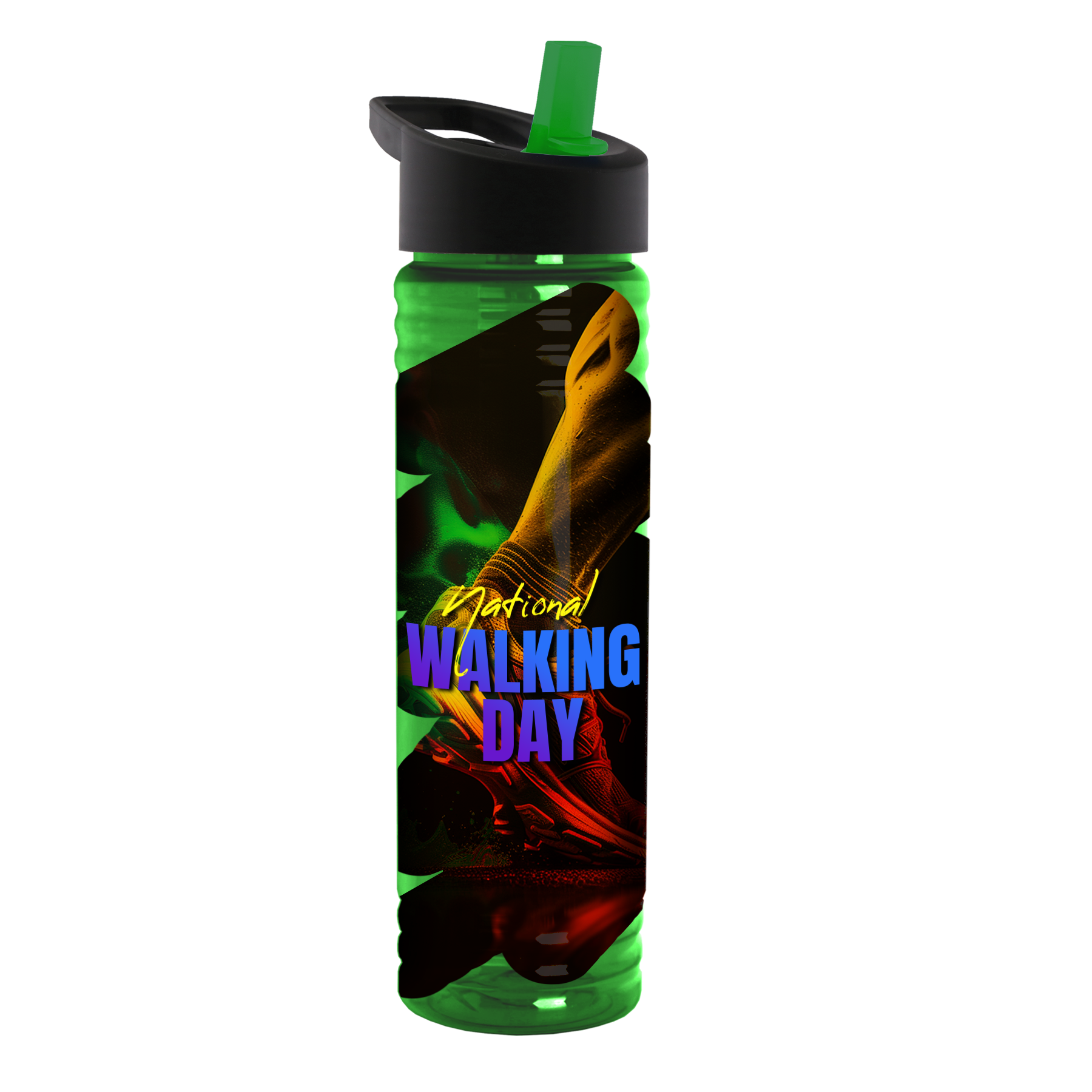 Garyline® Slim Fit Bottle with Flip-Straw Lid - 24 oz. 1059